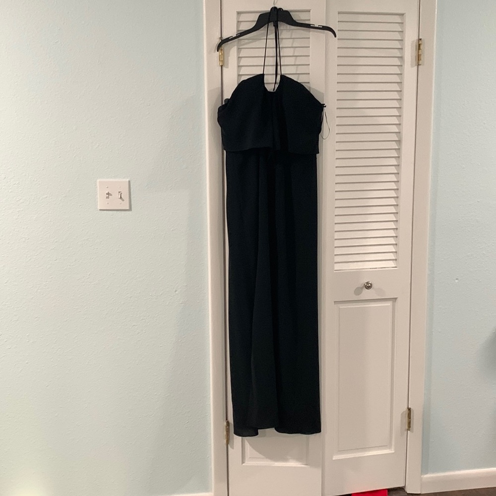 Ladies US size 10 black maxi dress